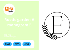 Rustic Garden Monogram Product Image 1