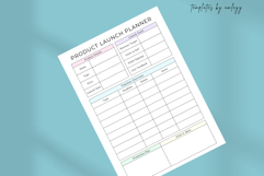 Product Launch Planner | Editable Canva Template for Busines Product Image 5