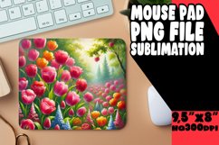 Sweet Desk Mat Sublimation Style, Flower Product Image 1