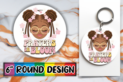 Whimsical Round Designs for Gifts, Praying Woman Product Image 1