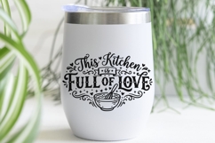 This Kitchen Is Full Of Love Svg, Farmhouse Kitchen Svg. Product Image 6