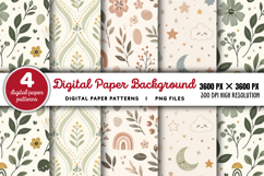 Digital Paper Backgrounds PNG Product Image 1