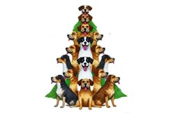 Merry Dogmas &amp; Catmas PNG, Funny Pet Christmas PNG Product Image 6