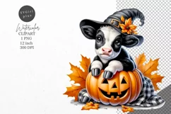 Halloween clipart, Halloween calf clipart, Kids Halloween Product Image 1