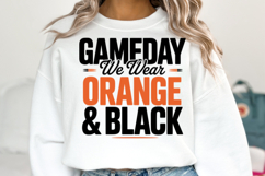 Game Day We Wear Brown &amp; Black Svg | Sport Svg | Shirt Svg Product Image 5