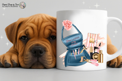 Lash Tech Apron Sublimation PNG Beauty Tools Glam Design Product Image 6