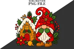 Christmas gnome png design for T-shirts Product Image 2