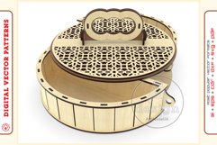 Box Organizer v28 - laser cut file - Glowforge ready SVG Product Image 5