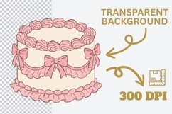 Coquette Vanity Clipart PNG SVG, Vintage Pink Aesthetic Set, Product Image 4