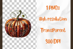 Book Pumpkin PNG Whimsical Fall Clipart, Antique Book Stack Product Image 3