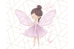 Pastel Purple Fairy Garden Clipart Enchanted Cottagecore Png Product Image 2