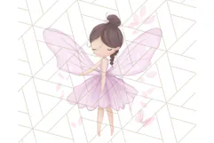 Pastel Purple Fairy Garden Clipart Enchanted Cottagecore Png Product Image 2