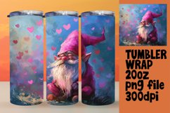 Festive Heart Gnome Tumbler Product Image 1