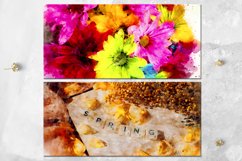 Spring flowers | watercolor Sublimation Mug design bundle Product Image 5