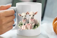 Christmas Baby Animals Clipart, Christmas Animal Safari Product Image 5