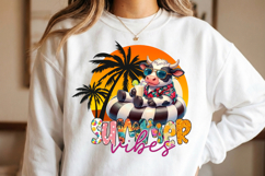 Summer Vibes PNG sublimation |Beach &amp; Summer PNG T-Shirt Product Image 1