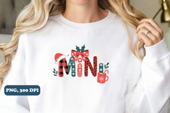 Mini Christmas sublimation PNG Design, PNG Sublimation Product Image 5