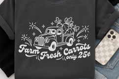 Farm Fresh Carrots Svg, Easter Truck Svg, Easter Carrots Svg Product Image 6