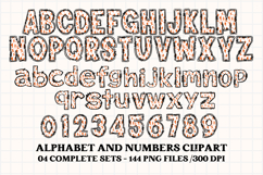 Basketball sport alphabet clipart, basketball letters doodle Product Image 5