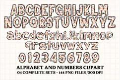 Basketball sport alphabet clipart, basketball letters doodle Product Image 5