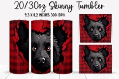 Valentine Dog - Tumbler Sublimation Design Product Image 1