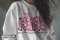This Nana Wears Her Heart On Her Sleeve , Valentine PNG Product Image 5