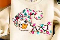 Funny Goose Christmas PNG, Christmas Sublimation PNG Product Image 3