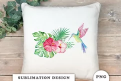 Watercolor Hummingbird Sublimation Downloads Product Image 5