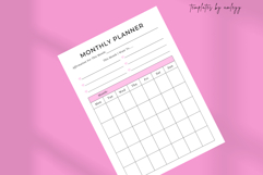 Coquette Monthly Planner Template Product Image 5