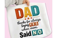Father's Day PNG, Faux Yarn Dad PNG, Best Dad Ever PNG, Dad Product Image 6