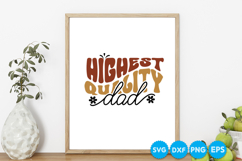 Highest Quality Dad Father's day retro SVG Design Product Image 4
