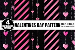 Valentines Day Digital Paper Pattern PNG Product Image 1