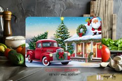 Kitchen cutting board | Christmas farm sublimation png Product Image 1