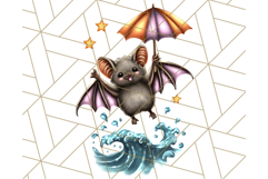 Summerween Beach Party Clipart PNG, Halloween Beach Art Product Image 5