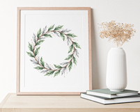 Silver Christmas Frames Clipart, 20 PNG Product Image 5