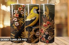 3D Embroidered Goldfinch Tumbler Bundle 15 Designs Product Image 6