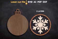 Christmas Tree Toys SVG laser cut files for Glowforge Product Image 4
