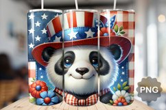 4th of July Panda Tumbler Bundle - 20 Designs Product Image 6