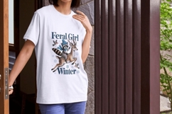 Winter Raccoon Sublimation Bundle - 300 DPI Product Image 5