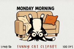Cute &amp; Funny Cat BUNDLE, PNG. Product Image 5