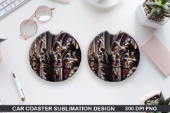 Mythical Car Coaster Sublimation| Mythical Coaster PNG Product Image 1