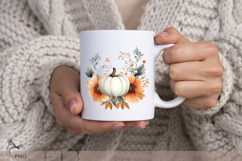 Floral autumn wreats clipart Product Image 5