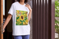 Sunshine Strokes Sunflower Garden Brush PNG Pack Product Image 5