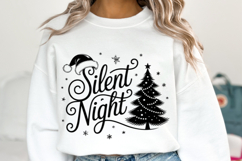 Silent Night Svg | Christmas svg | Shirt Svg Product Image 5