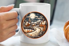 Beautiful Christmas Watercolor Clipart, Beautiful Christmas Product Image 5