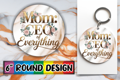 Playful Car Coasters Sublimation, Mother's Day Product Image 1