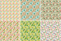 Vibrant Summer Seamless Digital Paper,Floral Fruit Pattern S Product Image 5