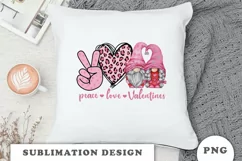 Peace Love Gnomes Clipart PNG Product Image 5