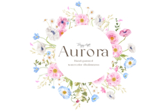 Watercolor flowers - Aurora Product Image 5