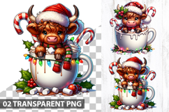 Christmas Sublimation Clipart Bundle - Christmas PNG files Product Image 6